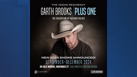 Country star Garth Brooks adds 18 dates to Las Vegas residency in 2024