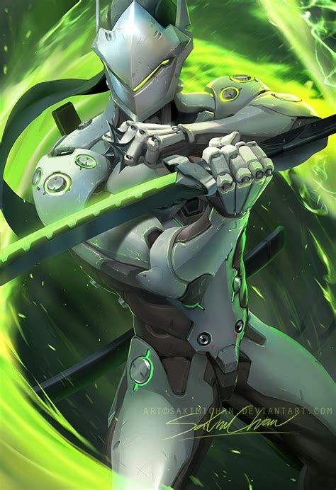 Genji by sakimichan on DeviantArt