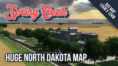 Spring Creek, North Dakota - HUGE 12km x 12km map! - Farming Simulator ...