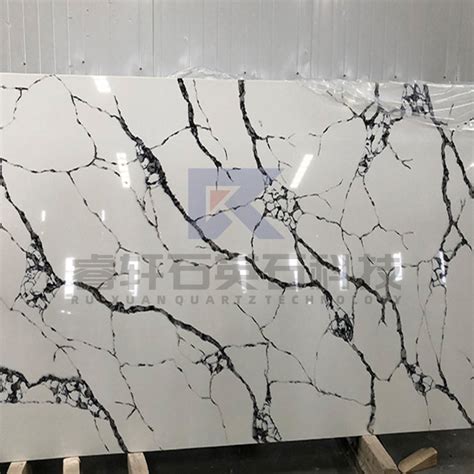 Calacatta Laza Quartz Slab - China Rquartz Surfaces Manufacturer - LYC