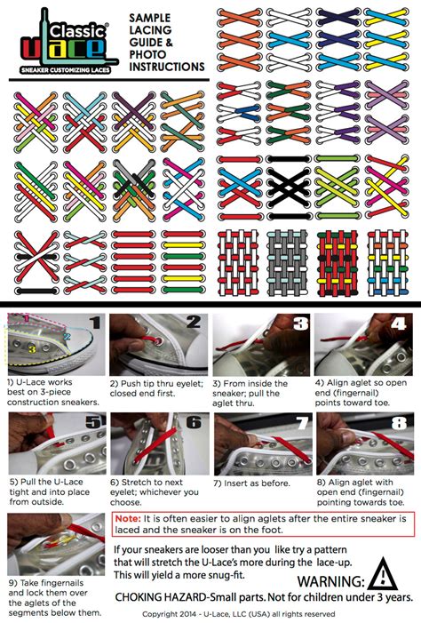 Shoelace Patterns