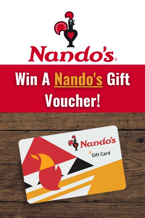 Win A NANDO'S Gift Card! in 2021 | Gift card, Cards, Gifts