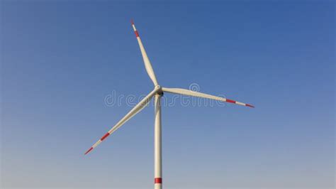 Wind Turbine from Aerial View the Concept of Renewable Energy Stock ...