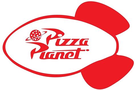 "Pizza Planet Rocket Logo " by Anna Nelson | Redbubble