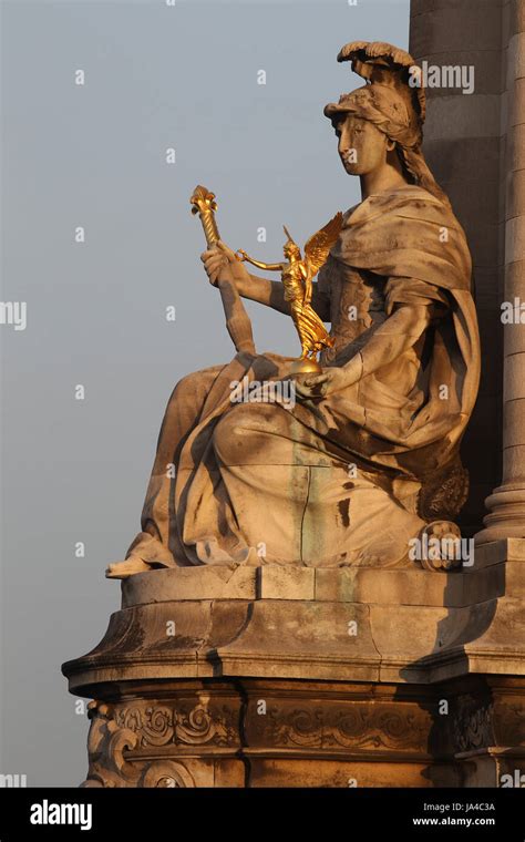 The Pont Alexandre III is a deck arch bridge that spans the Seine in ...