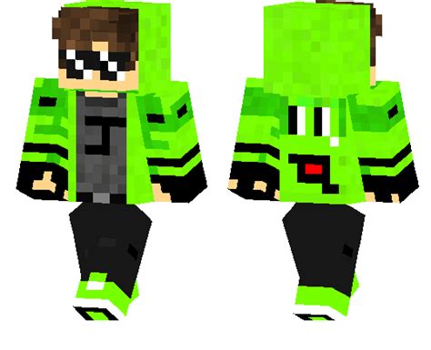 Green Hoodie Boy | Minecraft PE Skins