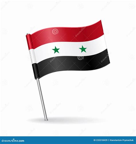 Syrian Flag Map Pointer Layout. Vector Illustration. Stock Vector - Illustration of wallpaper ...