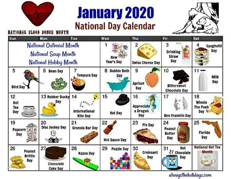 2024 National Day Calendar Printable - 2024 CALENDAR PRINTABLE