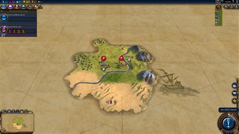 Guess there's no water in this map if Kupe starts on land eh? : r/civ