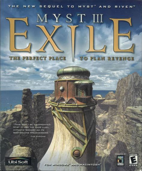 Myst III: Exile (2001) Macintosh box cover art - MobyGames