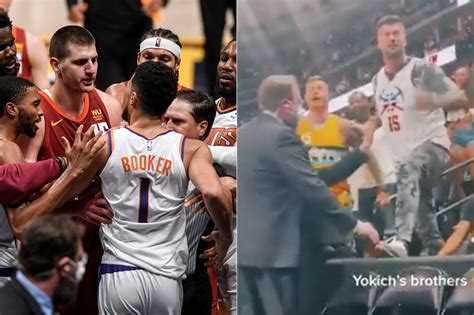 Nikola Jokic's brothers wanted in on Nuggets-Suns scuffle