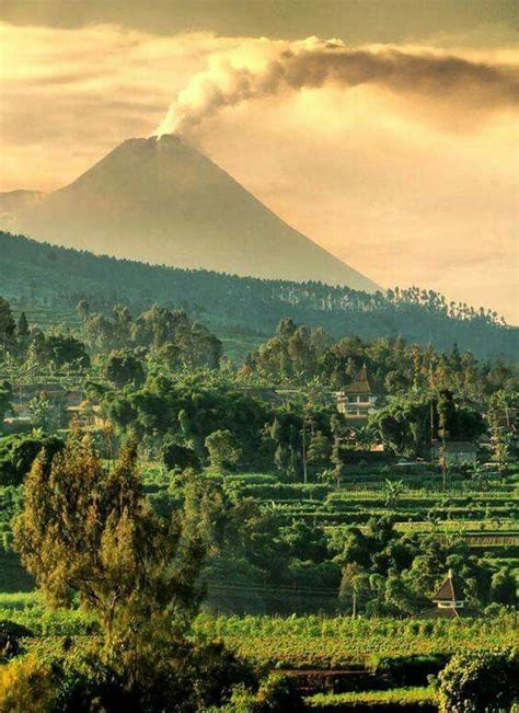 Merapi Volcano, Gunung Merapi National Park, Java, Indonesia | Places to travel, Indonesia, Scenery