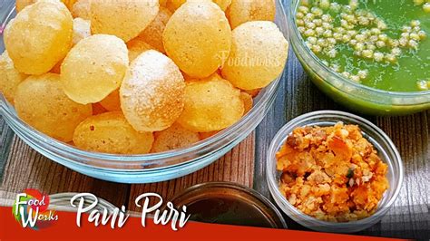 Pani Puri Recipe | How To Make Pani Puri Chaat | Complete Pani Puri ...