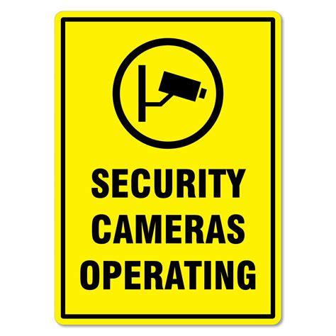 Free Printable Security Camera Signs - Printable Templates
