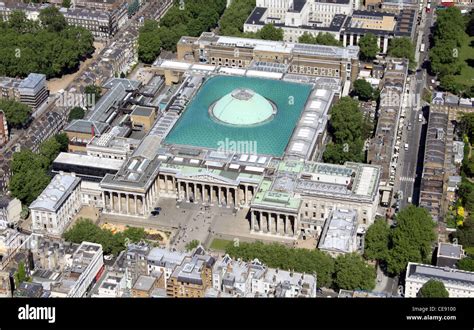 Aerial image of British Museum in London Stock Photo - Alamy