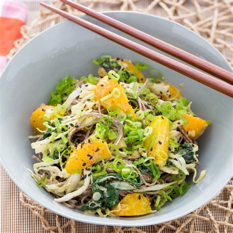 Recipe: Ponzu-Tahini Soba Noodle Salad with Yellow Beet, Cabbage & Chard - Blue Apron