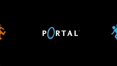 Portal logo, Portal (game) HD wallpaper | Wallpaper Flare