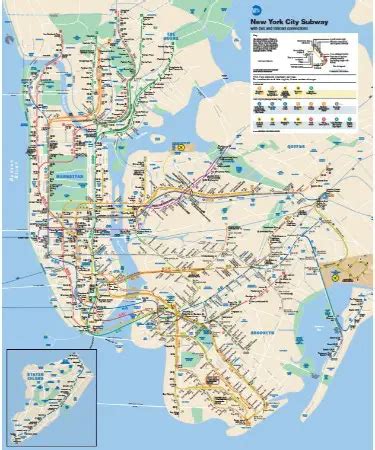 🗺 Subway NYC Map PDF - Free Download (PRINTABLE)