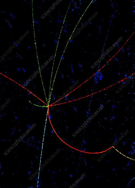 Annihilation of matter and antimatter particles - Stock Image - A138/0027 - Science Photo Library