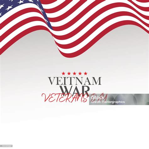 National Vietnam War Veterans Day Stock Illustration - Download Image ...