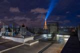 Night view from Arc de Triomphe