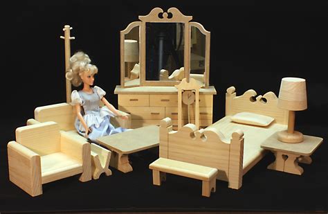 Two Room Barbie ® House & Furniture Woodworking Plans | Barbie house furniture, Barbie doll ...