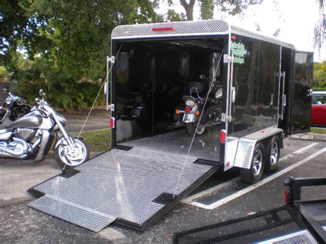 Custom Motorcycle Trailers | Enclosed and Open Transport Trailers