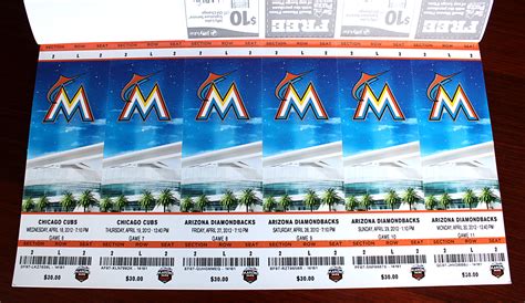 Miami Marlins Inaugural Season Tickets on Behance