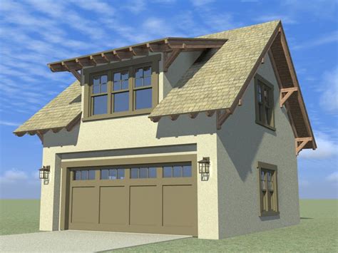 Garage Loft Plans | Craftsman-style Garage Loft Plan #052G-0001 at TheGaragePlanShop.com