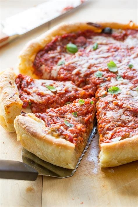 Deep Dish Pizza Recipe - Chicago Style : Recipe Girl