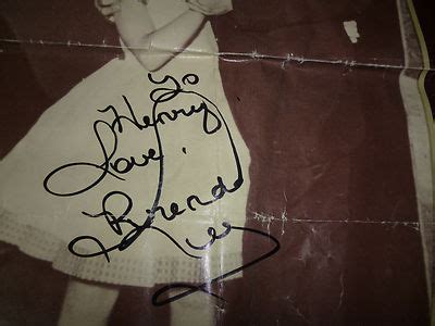 BRENDA LEE AUTOGRAPH- ON AN ELVIS POSTER (GENUINE) | #270216675