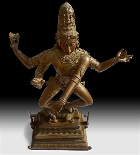 Rare Vintage Hindu Chola Bronze Thalasamspoditham Thandavam Dancing ...