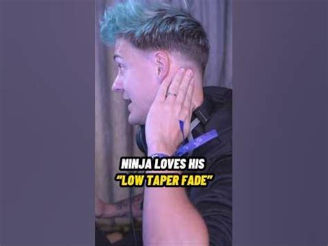 Ninja Talks About His Low Taper Fade… - YouTube