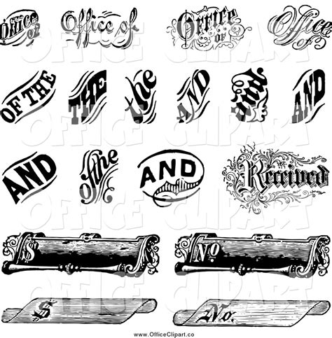 12 Black And White Scroll Vector Images - Free Vector Scroll Border ...