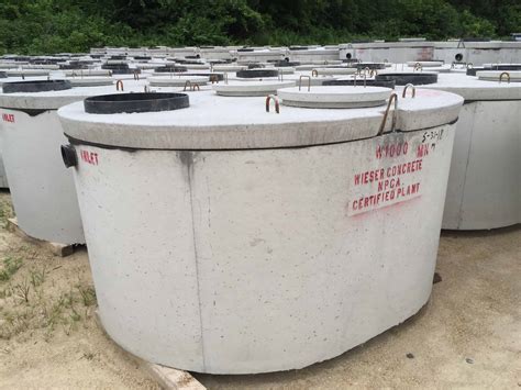 Septic Holding Tanks | Wieser Concrete