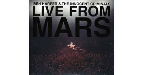 Ben Harper LIVE FROM MARS CD