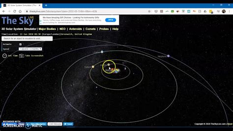 Planet Orbits Animation - YouTube