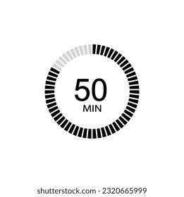 Timer Icon 50 Min 50 Minutes Stock Vector (Royalty Free) 2320665999 ...