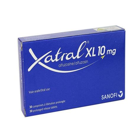 Xatral XL 10mg Hộp 30 Viên – Điều Trị Triệu Chứng Chức Năng Của Phì đại Lành Tính Tuyến Tiền ...