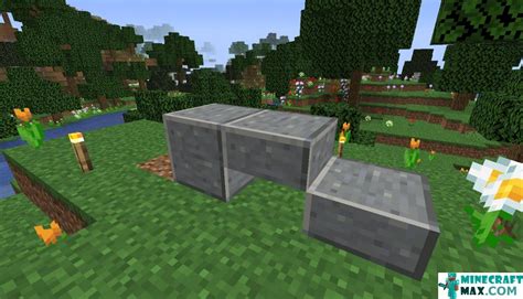 How to make Polished Andesite Slab in Minecraft | Minecraft-Max.com