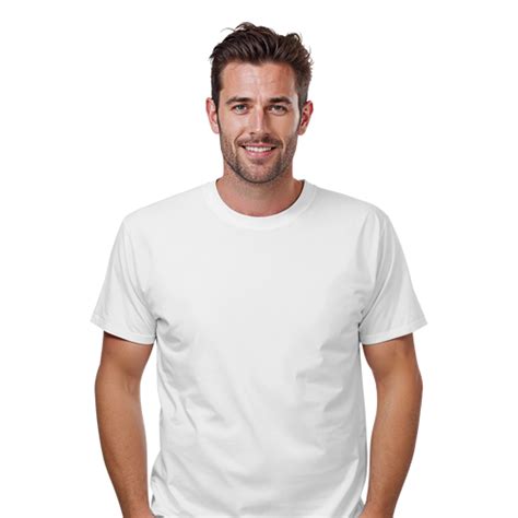 T Shirt Mockup With A Man Model
