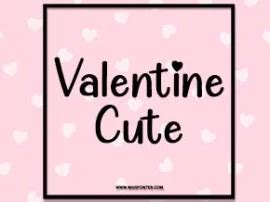 Valentine Cute: Free Font Download | MaisFontes