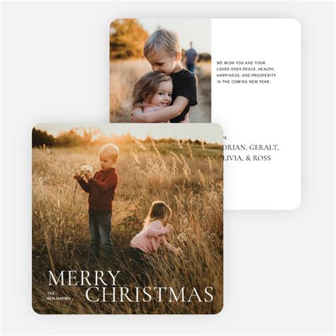 Fully Embraced Personalized Christmas Cards | Paper Culture