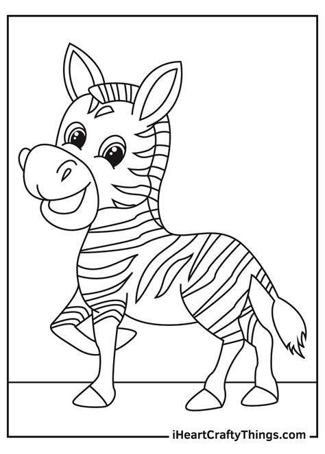 Coloring Pages Of Zebras