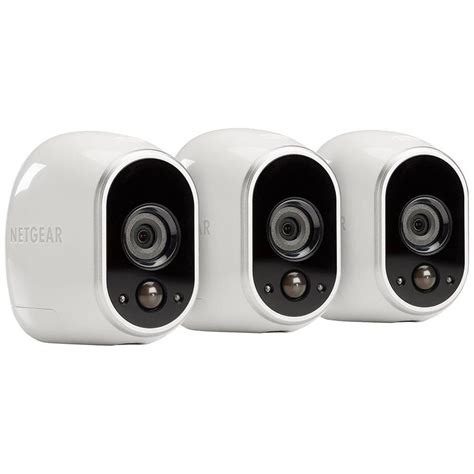 Arlo Security Camera Digital Wireless Outdoor 3-Pack Security Camera ...