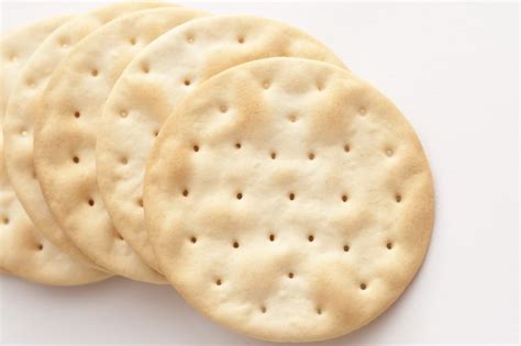 Close-up of several crackers - Free Stock Image