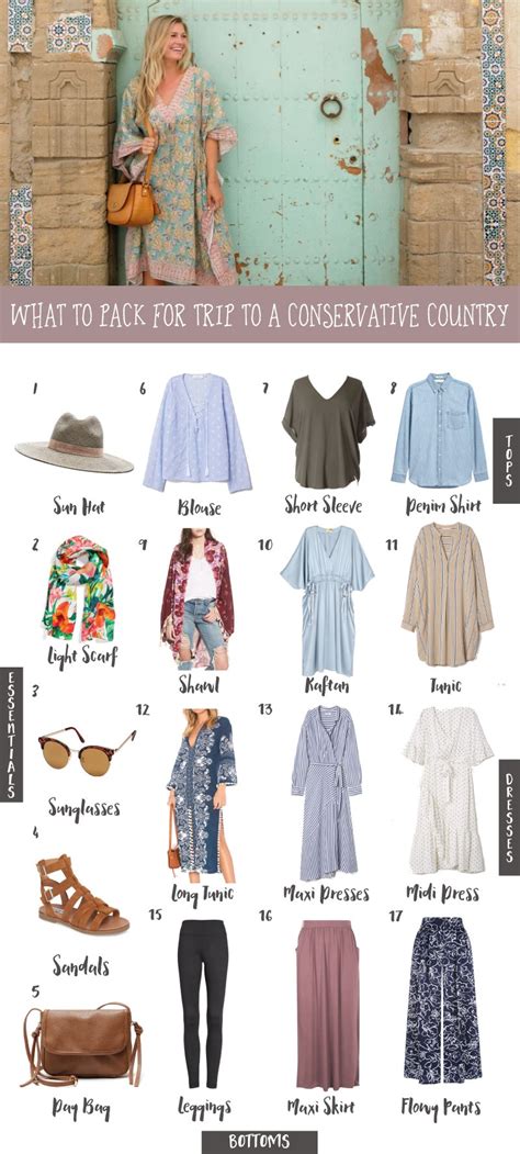 What to Pack for a Trip to a Conservative Country • The Blonde Abroad