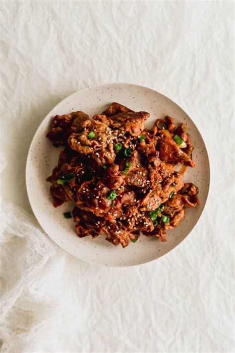 Korean Spicy Pork Bulgogi (Jeyuk Bokkeum) | Sift & Simmer