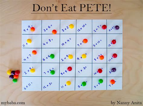 "Don't Eat Pete" Educational Game | Nanny Anita | My Baba