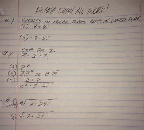 Solved Express IN POLAR FORM, GRAPH ON COMPLEX PLANE 7 - 4 i | Chegg.com